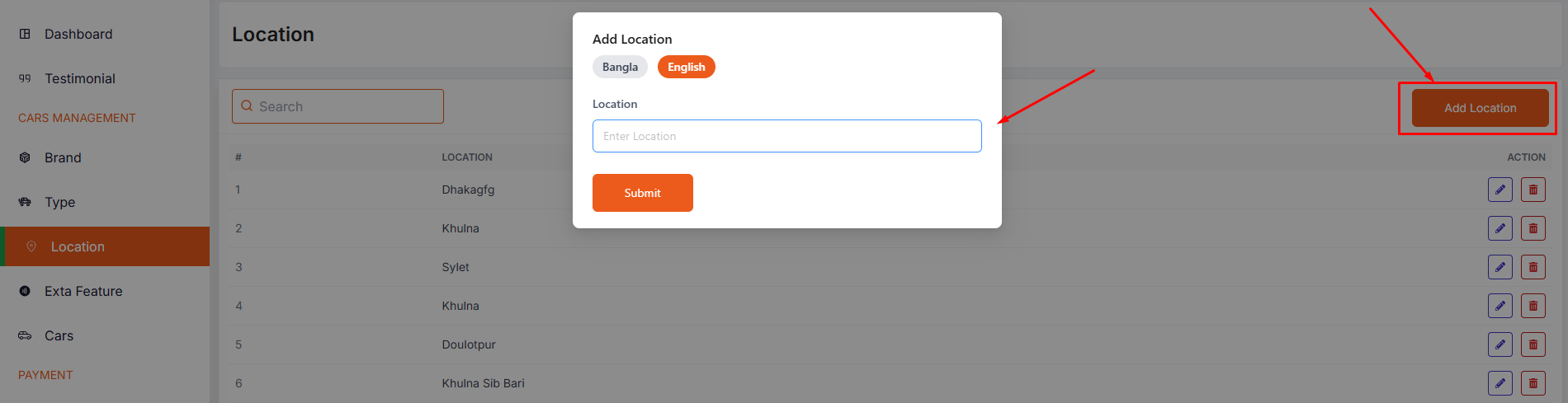 add location